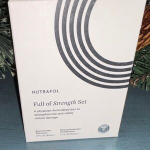 Nutrafol Full Strength Set Shampoo & Conditioner Duo 2oz Ea Travel Size NIB